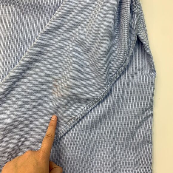 UNTUCKit Kvint Shirt Mens XL Extra Large Blue Cotton Chest Pocket Button Up - Picture 8 of 12